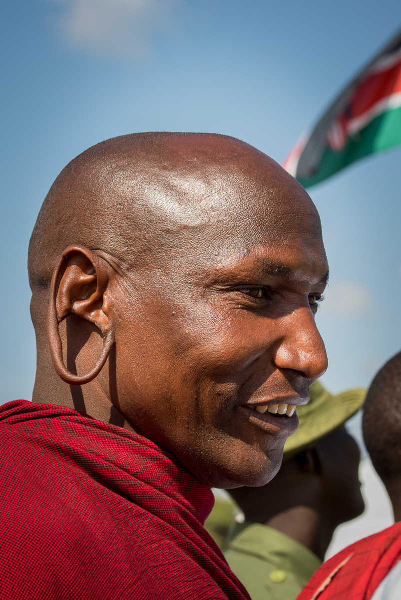 The larger the ear lobe, the more beautiful to the Maasai.